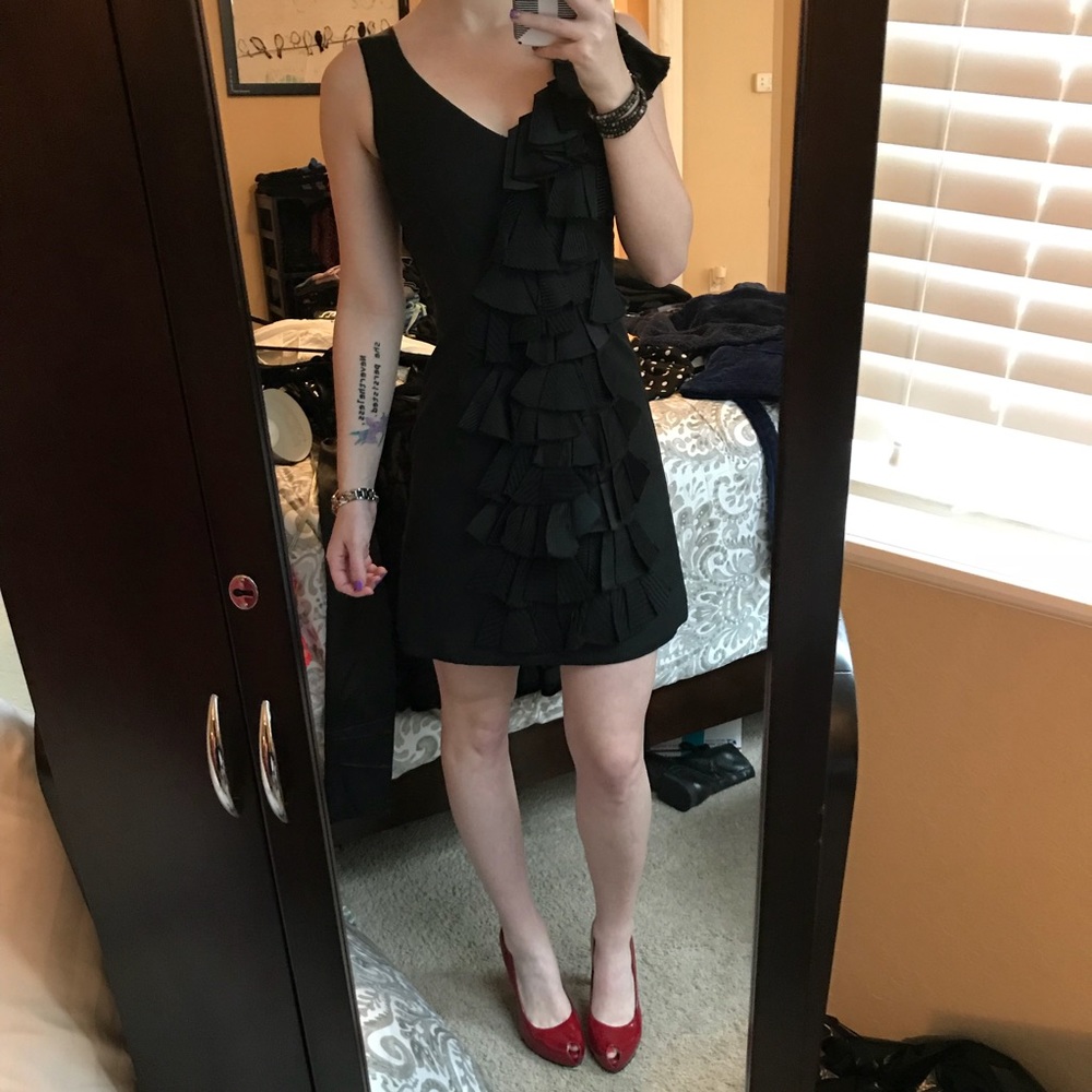 Party dress with ruffles